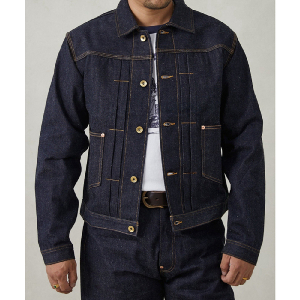 Lot 808 1930s Selvedge Denim Biker Jacket Militora Size 42 Rare To Find One Left
